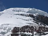 Ecuador Chimborazo 04-06 Ventimilla Summit From Whymper Refuge Close Up Here is a close up view of the Ventimilla (6267m) summit from the Whymper Refuge.